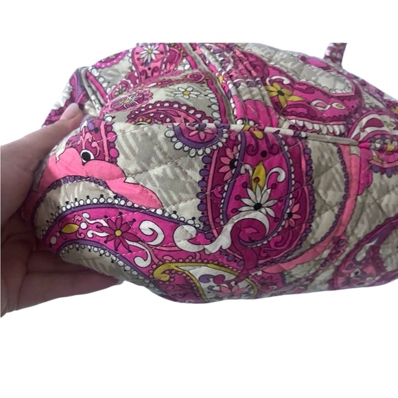 Vera Bradley Pink and Purple Paisley Shoulder Bag Mini - Picture 6 of 8